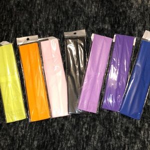 7 pack of stretchy headbands